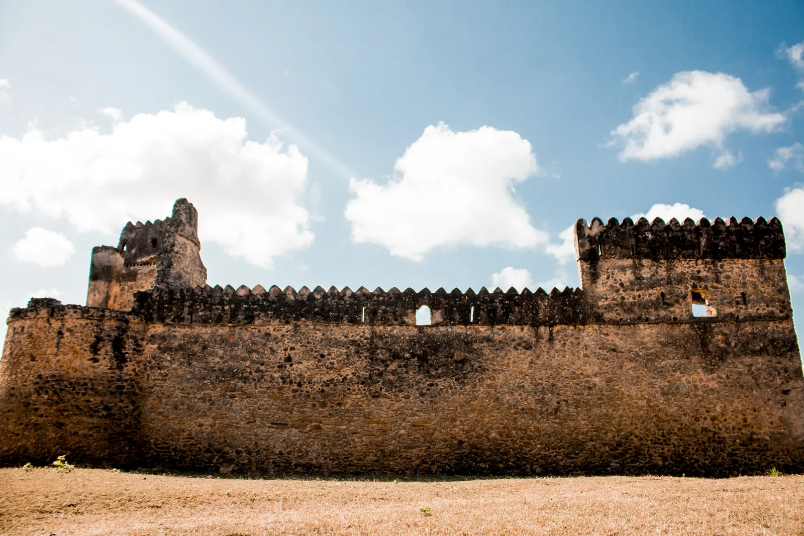 Kilwa Kisiwani on an Indian Ocean island off the coast of Tanzania